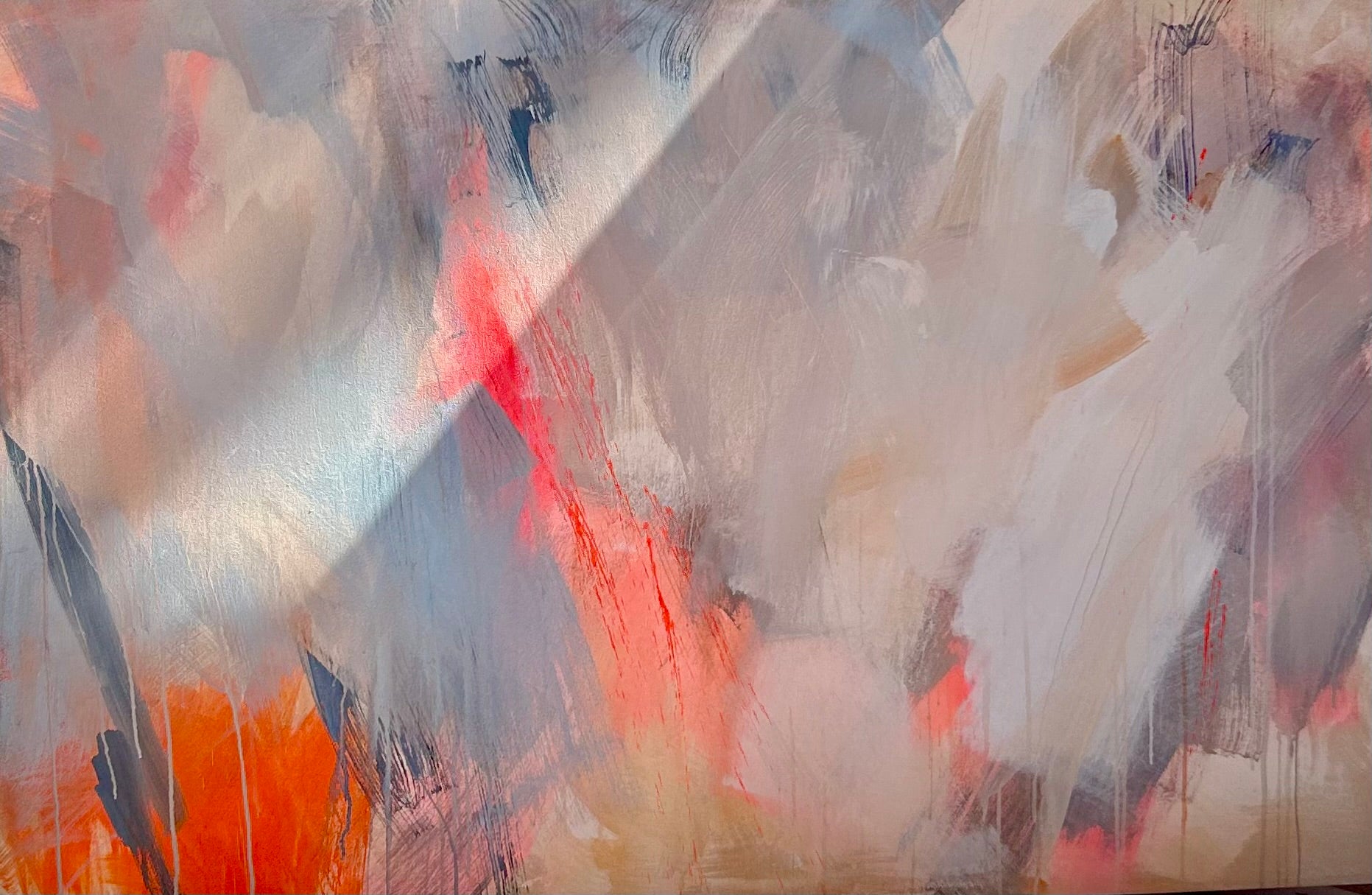 Original abstract painting by Alina Ludviga