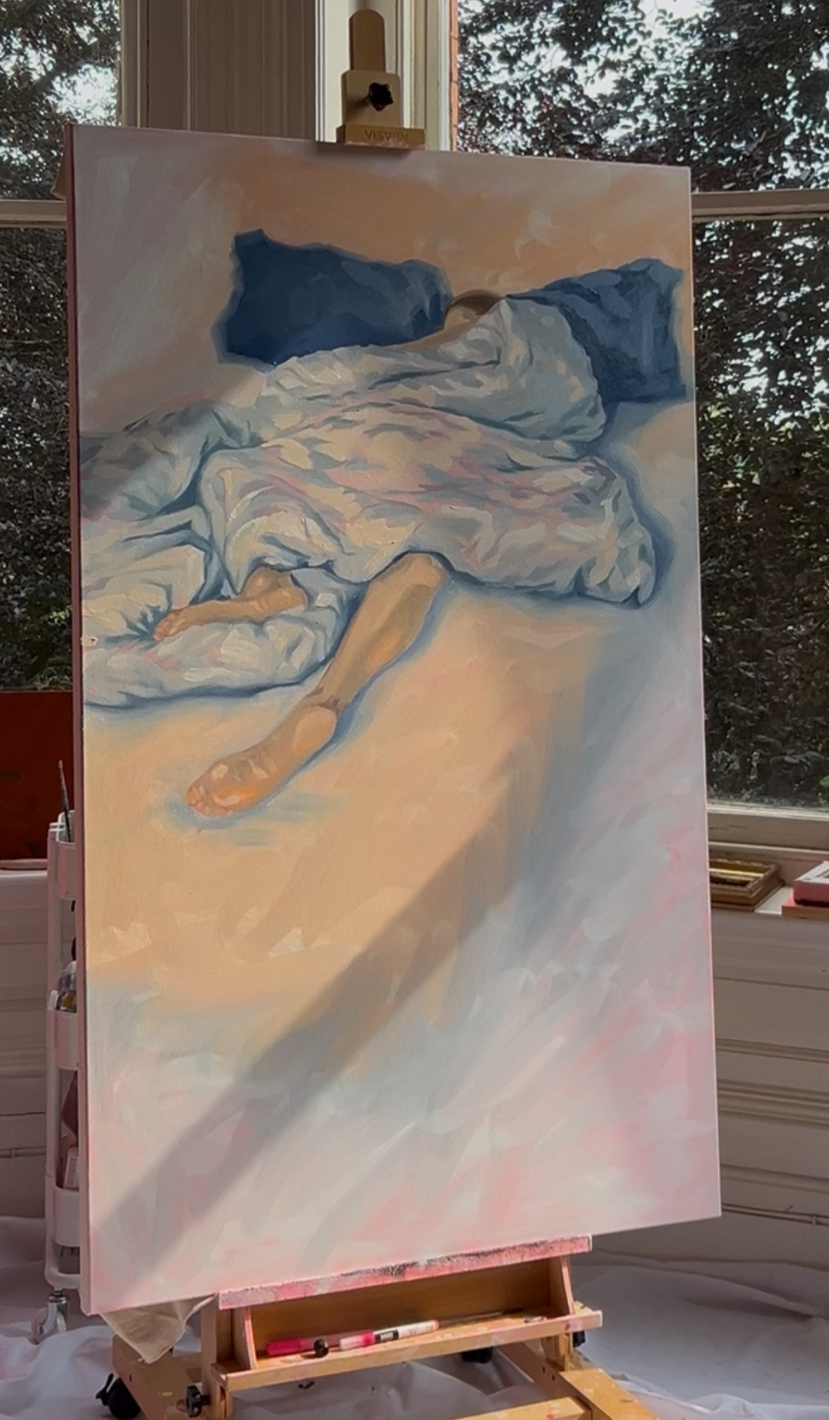 Painting by Alina Ludviga